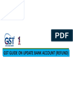 GST Guide On Update Bank Account (Refund)