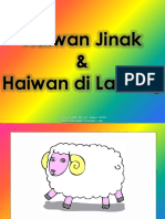 Prasekolah-Slaid Haiwan Jinak Dan Haiwan Di Ladang PDF