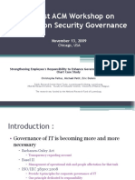 Strengthening Employee’s Responsibility to Enhance Governance of IT – COBIT RACI Chart Case Study Ppt