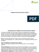 Kyphosis (Curved Thoracic Spine)