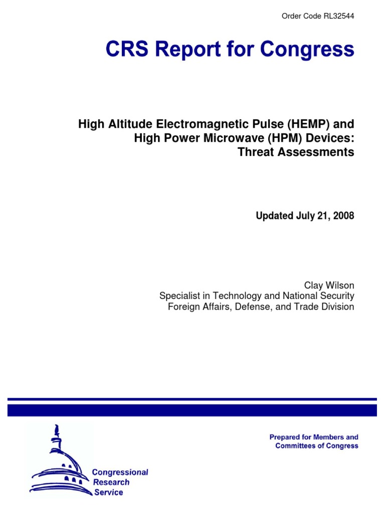 HEMP and HPM Devices: Threat Analysis | PDF | Electricity | Physics
