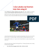 Tương Lai Của Lukaku Tại Everton Được Làm Sáng Tỏ