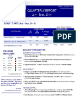 Quarterly-Report July Sept