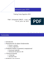 Geometría para ICPC: Puntos, líneas, planos y más