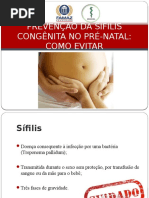 Prevenção da Sífilis Congênita no Pré-Natal como evitar