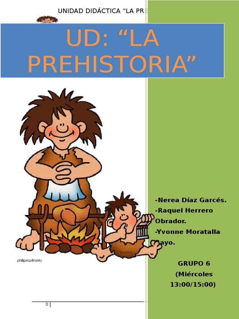 Calaméo - La prehistoria en infantil