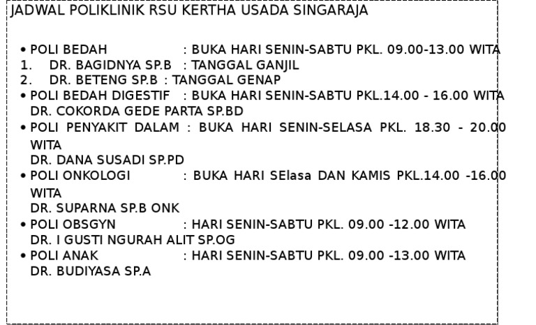 Daftar online kertha usada singaraja