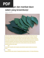 Download Kandungan Dan Manfaat Daun Salam Yang Tersembunyi by Rideal Mefs SN314012819 doc pdf