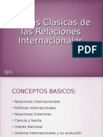 Teorías Clásicas de Las Relaciones Internacionales