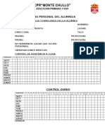 Ficha Personal Del Alumno