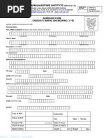 Application Form For GME