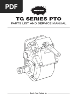 Muncie TG Series PTO Service Parts Manual