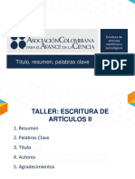 Taller Titulo Resumen Palabras Clave 1