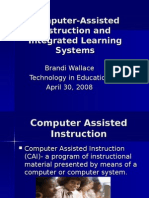 Computer-Assisted Instruction and Integrated Learning Systems
