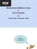 Download How We Explain TMII by Muhammad Miftahul Huda SN31402539 doc pdf