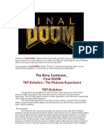 Final DOOM TNT:Evilution / The Plutonia Experiment TNT:Evilution