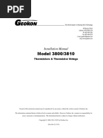 3800 3810 Thermistor Thermistor Strings