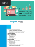 eBook Como Criar Um Blog Corporativo