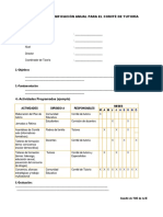 Esquema de Plan TOE de I.E y Plan de Aula