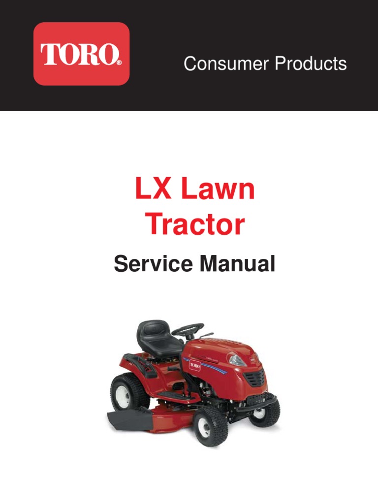 TORO LX460 SERVICE MANUAL