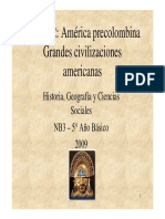 Civilizaciones en Mesoamerica - Andescentrales - 5°año