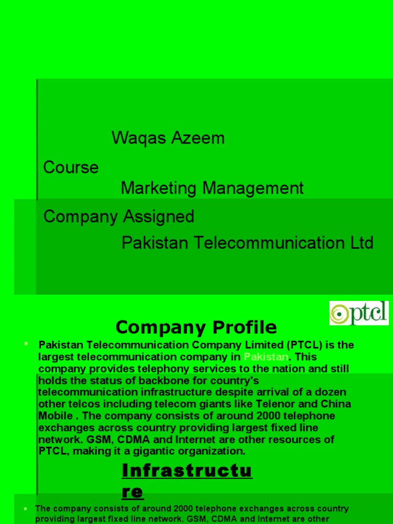 PTCL: Pakistan's Leading Telecom Provider | PDF | Internet Access ...