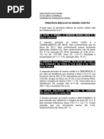 Principios Biblicos Do Ensino Cristao
