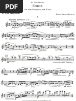 Decruck Saxophone Sonata | PDF
