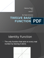 12 Basic Functions of Calculus Explained