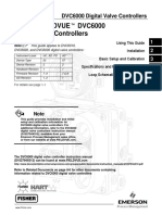 DVC6000 Digital Valve Controllers Quick-Start Guide