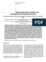 Effect of A Hyper-Protein Diet On Wistar Rats Development and Intestinal Function
