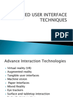 Advance Interaction Technologies