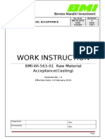 BMI WI 563 01 Raw Material Acceptance