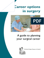 Career Options in Surgery