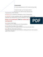 HSC Year 11 Chemistry Information