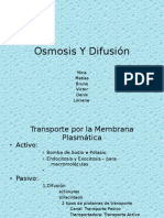 Osmosis Y Difusion