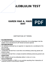 Antigloblulin Test