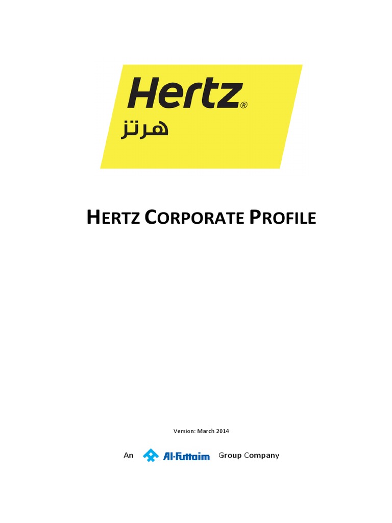 Hertz Corporate Profile | PDF | Dubai | Sport Utility Vehicle