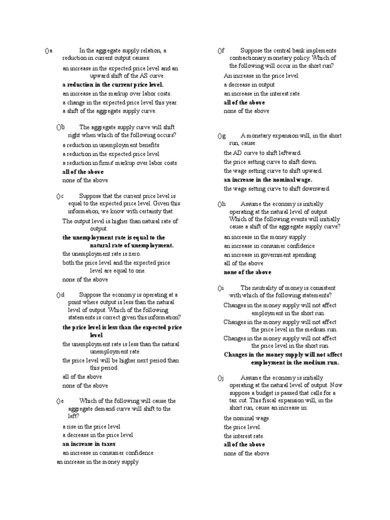 Chapter 7 money demand money supply