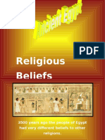 Egyptian Religious Beliefs Power Point