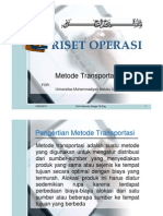 Presentasi Metode Transportasi.1