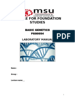 lab manual genetics