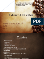 Extractul de cafea