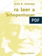 Para Leer A Schopenhauer - Aramayo, Roberto R.
