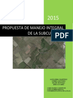 Propuesta de Manejo Integral Cuenca PillahuincoGrande