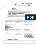 Sesion 4 de Ciencia y Ambiente