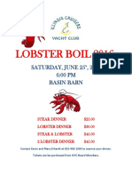 Lobster Boil 2016