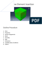 Cohesive Element Insertion Procedure