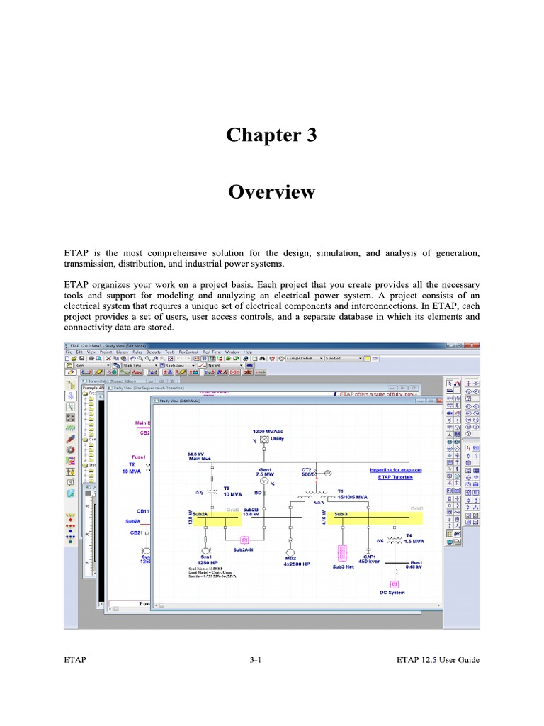ETAP 12.6 - Tutorial para o Programa | PDF | Real Time Computing ...