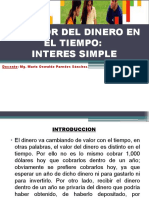 SESION N° 02 - EL VALOR DEL DINERO EN EL TIEMPO - INTERES SIMPLE.